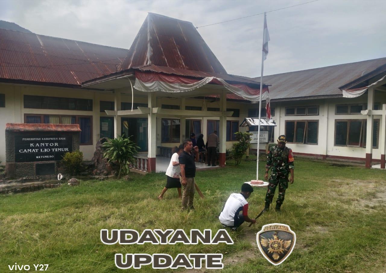 Kodim 1602/Ende Gelar Karya Bakti dan Komsos, Tingkatkan Sinergi dengan Masyarakat