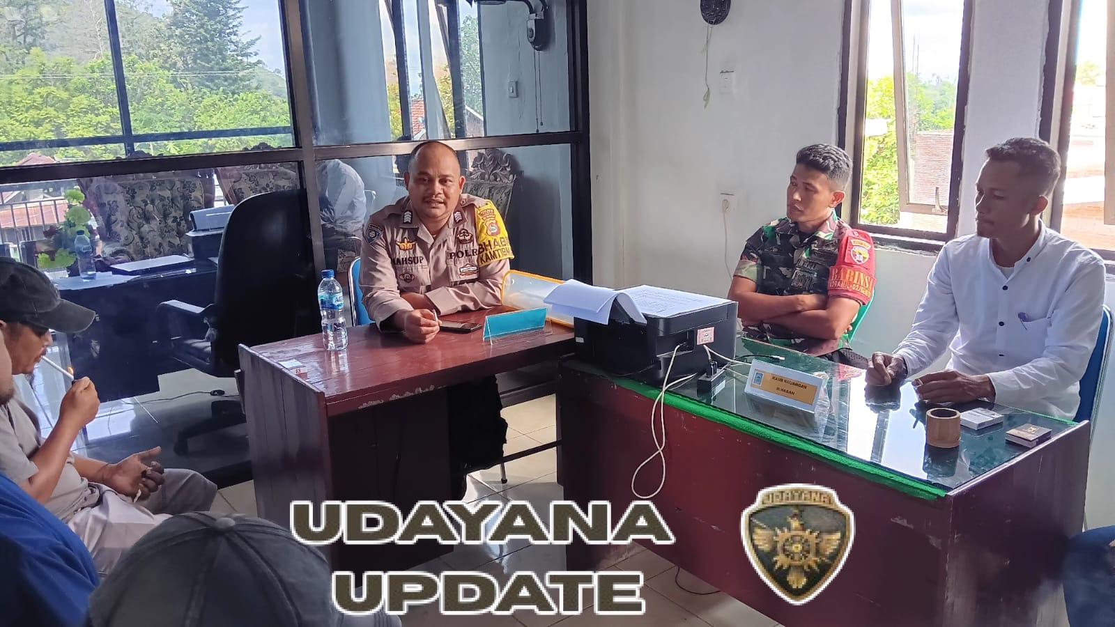 Koramil 1614-02/Kempo Mediasi Sengketa Warga Tolokalo Terkait Kematian Ternak