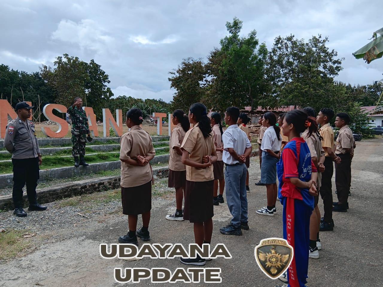 Babinsa Koramil 1618-04/Bisel Dampingi Seleksi Paskibra Kecamatan Insana