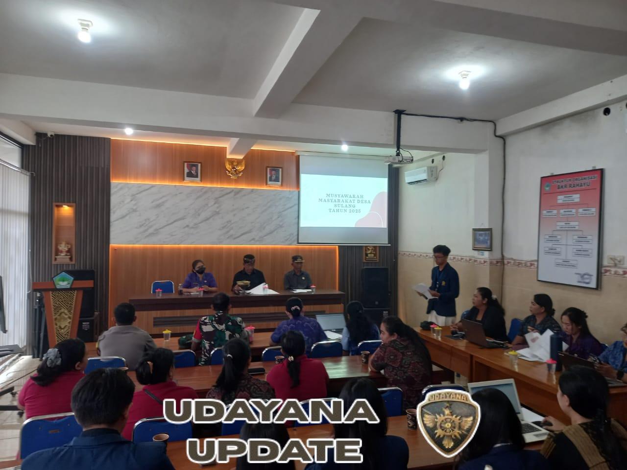 Babinsa Koramil Dawan Atensi Musyawarah Masyarakat Desa