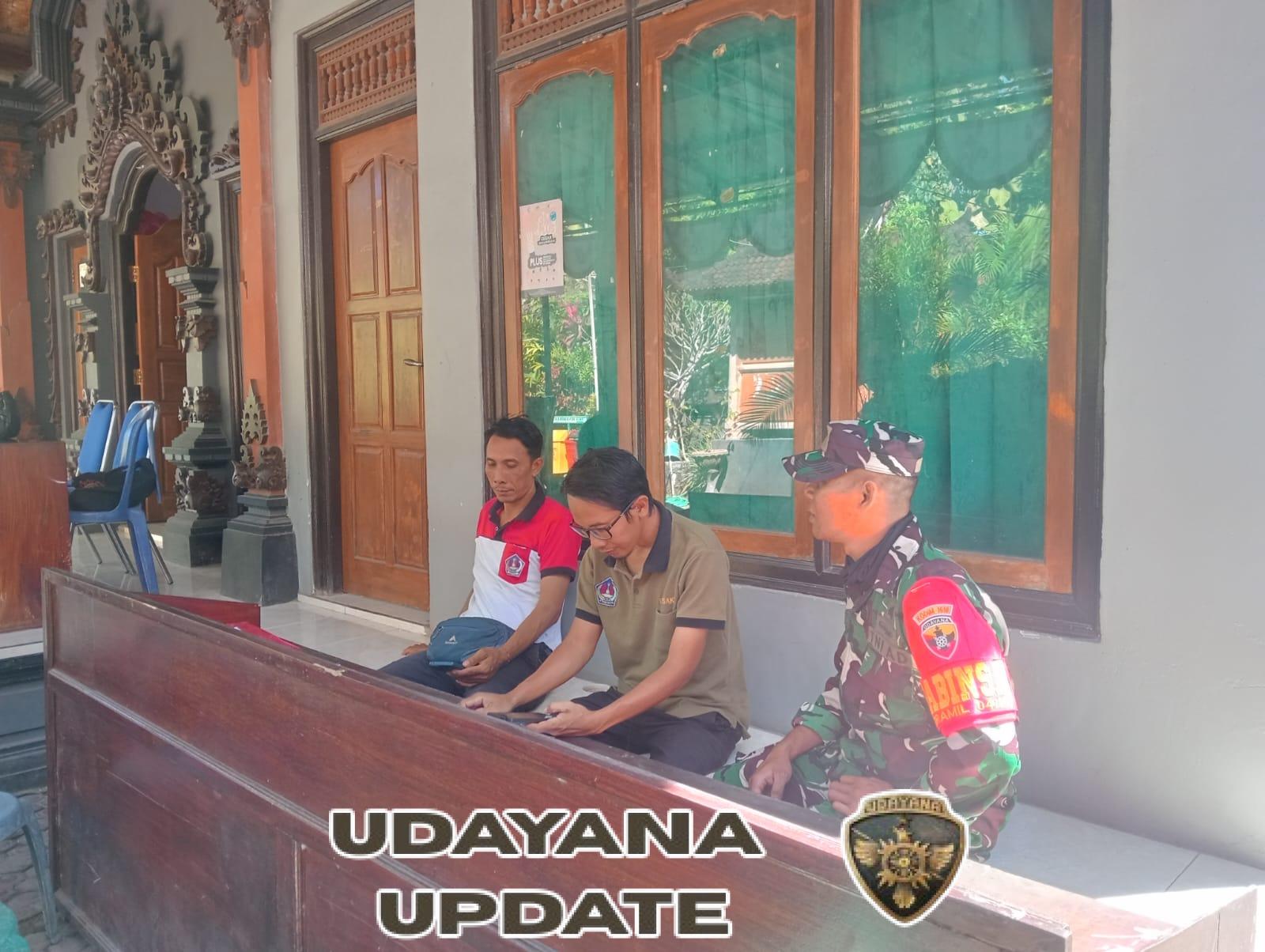 Babinsa Koramil Nusa Penida Gencarkan Komsos Bersama Perangkat Desa