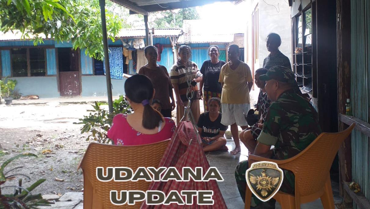 Sertu Michael Disales Gencarkan Komsos, Bahas UMKM, Kesehatan Keluarga, dan Pergaulan Anak di Nifuboke