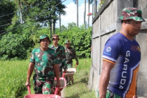 Di Hari ke-8 TMMD 125, Dansatgas TNI Tunjukkan Komitmen Bangun Desa Batuan