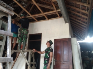 Kepedulian Dansatgas TMMD 125 Disambut Antusias Tokoh Masyarakat Desa Batuan