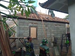 Kebersamaan Warga dan Tokoh Adat Jadi Kekuatan Pembangunan di TMMD Gianyar
