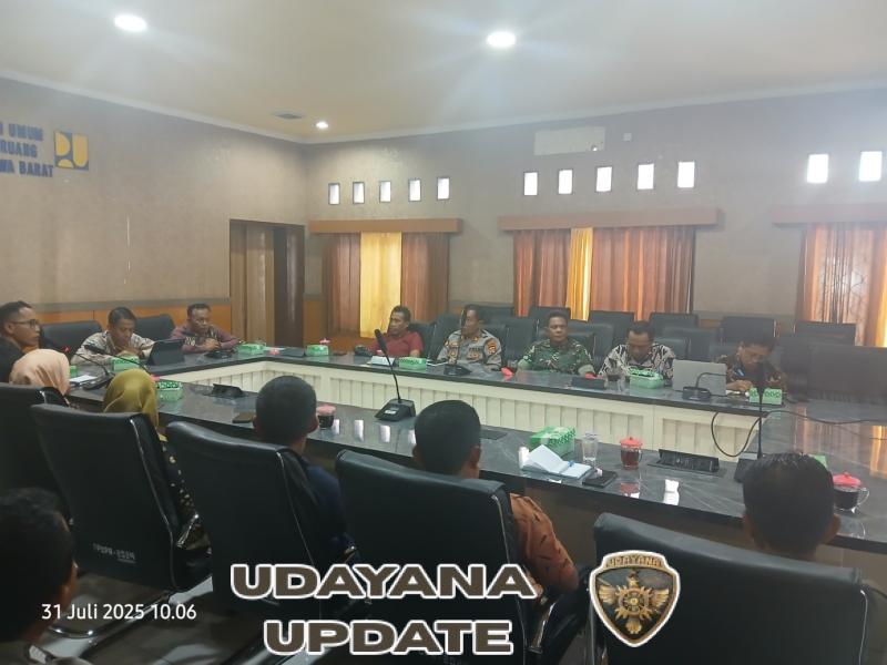 Sinergi TNI dan Instansi Terkait, Pasi Ops Kodim 1628 Hadiri Sosialisasi Jaringan Irigasi