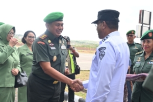 Forkopimda NTT Sambut Kedatangan Danrem 161/Wira Sakti Kolonel Inf. Hendro Cahyono