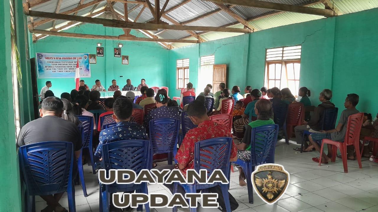 Sinergitas Babinsa dan Pemdes Kian Kuat, Hadiri Rapat Pembangunan Desa