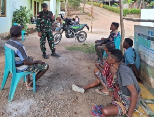 Komsos Babinsa Koramil 1618-01/Miotim di Desa Buk, Wujudkan Ketahanan Pangan Melalui Pertanian