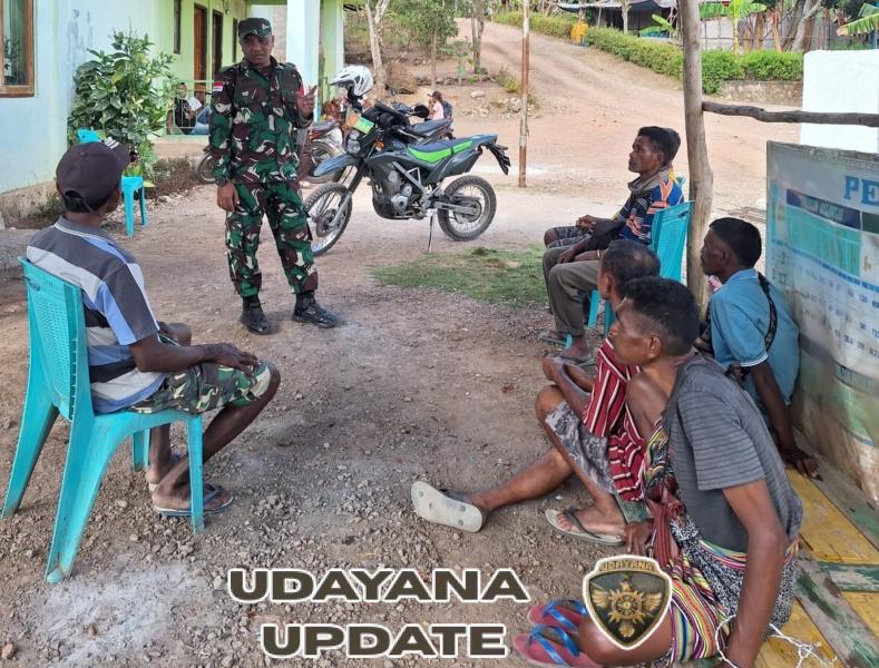 Komsos Babinsa Koramil 1618-01/Miotim di Desa Buk, Wujudkan Ketahanan Pangan Melalui Pertanian