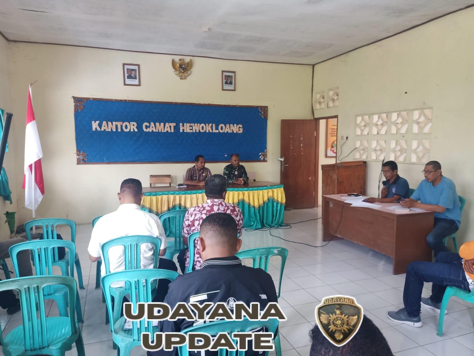 Kecamatan Hewokloang Gelar Rapat Persiapan HUT, Siap Sambut HUT RI Ke-80.