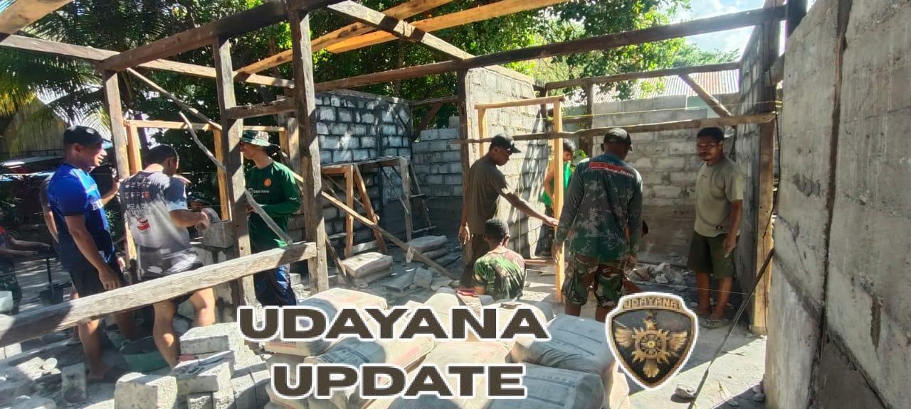 TMMD ke-125 Lanjutkan Perehapan Rumah di Dusun Sibera, Kiraman