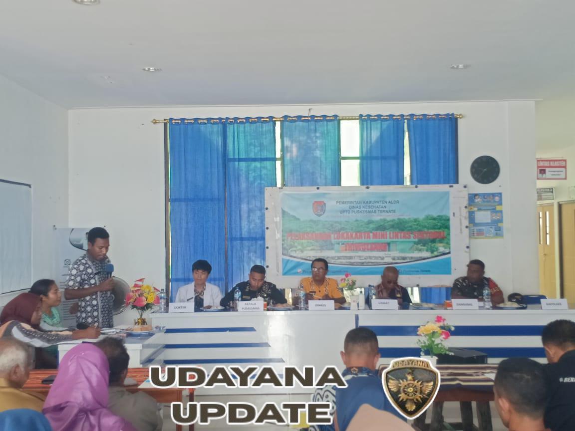 Puskesmas sebagai Pusat Pemberdayaan, Babinsa Hulnani Hadiri Forum Lintas Sektor di Alor Barat Laut