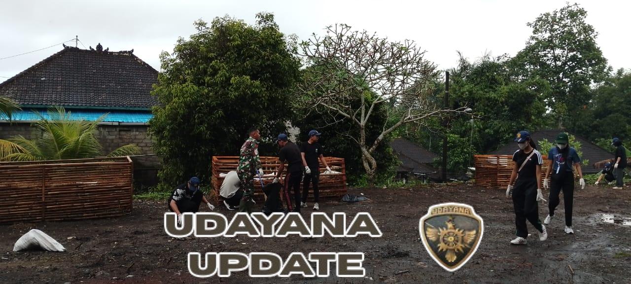 Lestarikan Tradisi Warisan Leluhur, Babinsa Nyalian Pelopori Bersih Sampah Melalui Gotong Royong