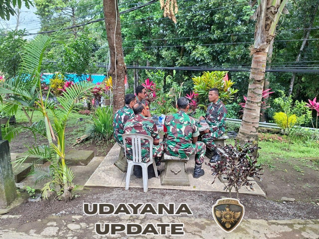 Kunjungan ke Koramil 1623-02/Abang, Dandim akan rehab 1 unit rumah dinas.