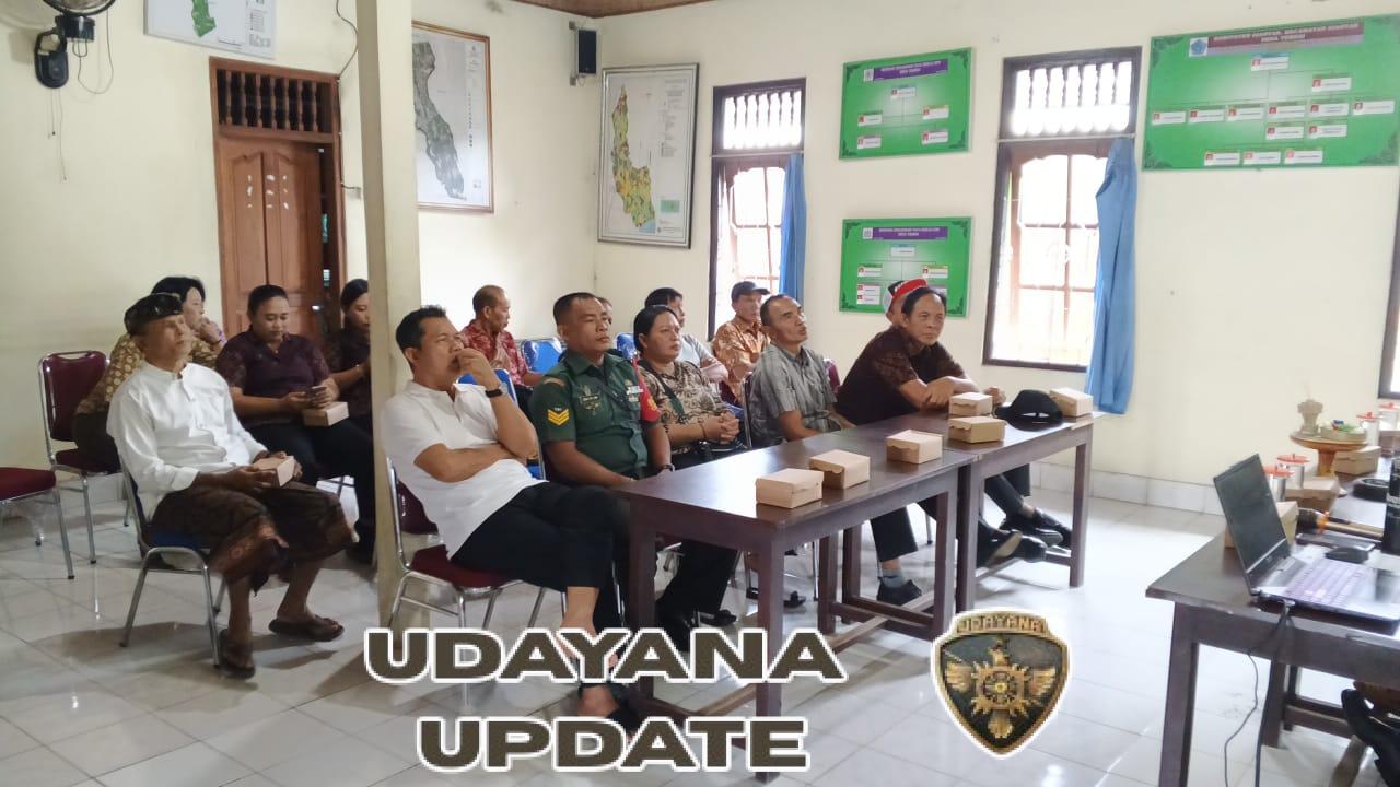 Babinsa Temesi Kawal Kegiatan Laporan Realisasi APBDes Semester I Tahun 2025