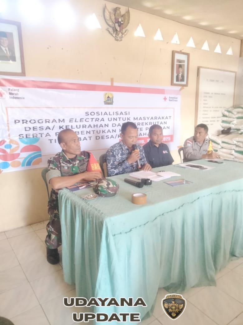 Pembentukan Komite PRB dan Tim SIBAT, Babinsa Reok Tegaskan Komitmen Dukung Kesiapsiagaan Warga