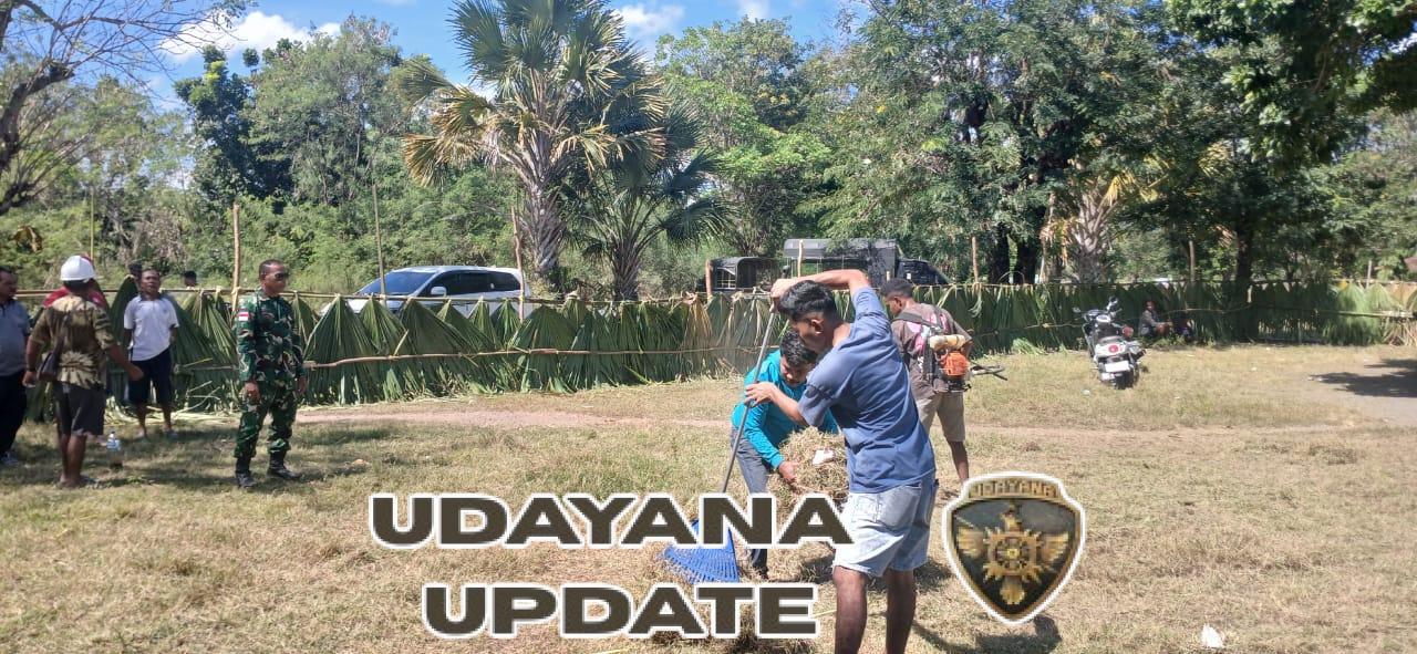 Pgs. Danramil Sulamu Gagas Kegiatan Kebersihan di Lingkungan Kantor Camat Fatuleu