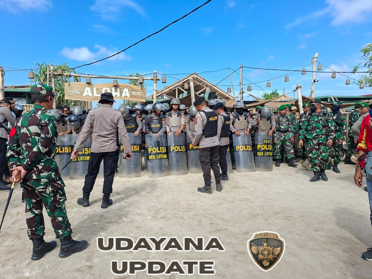 Dandim 1620/Loteng Pimpin Pengamanan Land Clearing di Desa Sengkol untuk Mendukung Tugas Kepolisian