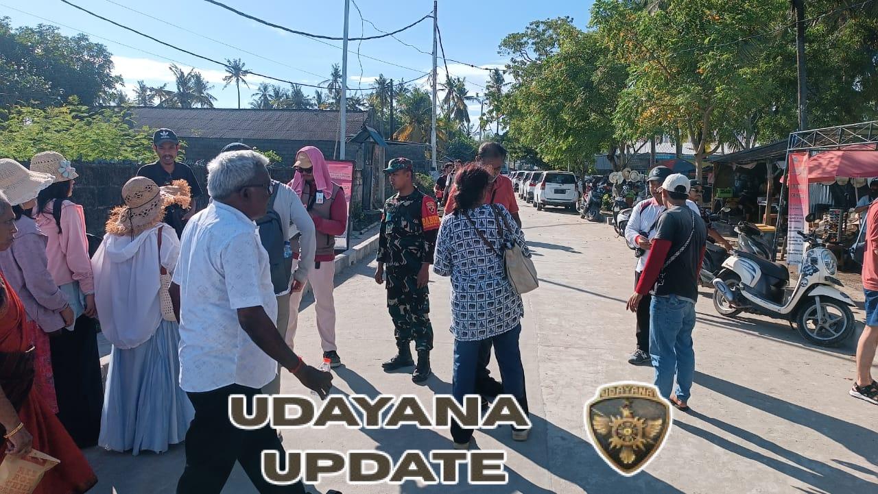 Pelabuhan Nusa Penida Dijaga Ketat, Aparat Gabungan Fokus Keamanan Wisatawan