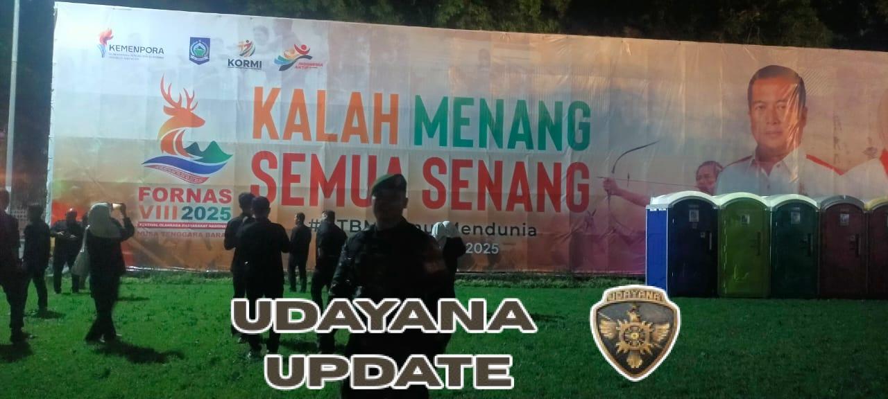 Babinsa Kodim 1606 Amankan Fornas VIII dengan Humanis