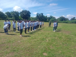 Sinergi Koramil dan SMAN 4 Satar Mese Tingkatkan Wawasan Kebangsaan Siswa Baru