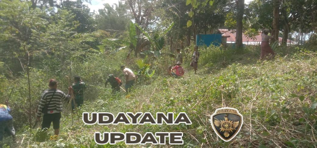 Babinsa Koramil 1618-02/Miobar Jadi Penggerak Pertanian Rakyat di Miomaffo Barat