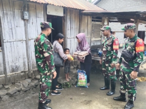 Dukung Percepatan Penurunan Stunting, Babinsa Koramil 1602-02 Bergerak di Ndori