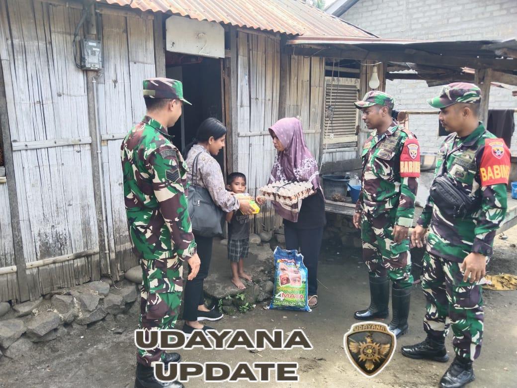 Dukung Percepatan Penurunan Stunting, Babinsa Koramil 1602-02 Bergerak di Ndori