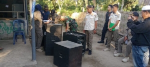Hiburan Malam Ilegal Ditertibkan, Sound System Disita