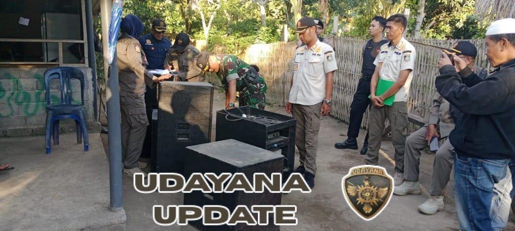 Hiburan Malam Ilegal Ditertibkan, Sound System Disita