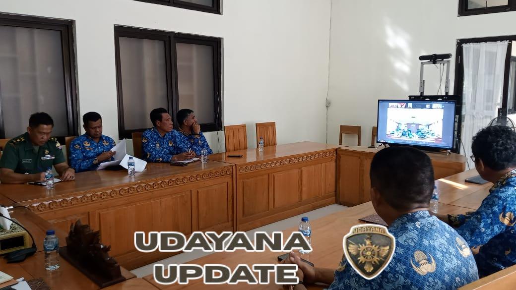 Dandim 1613/Sumba Barat dan Wabup Sumba Tengah Diskusikan Pembangunan Batalyon Teritorial dalam Vidcon dengan Pangdam IX/Udayana