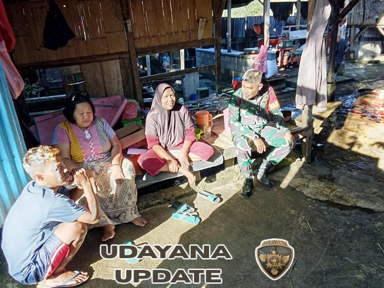 Warga Desa Liabeke Sambut Positif Kehadiran Babinsa Koramil Wolowaru