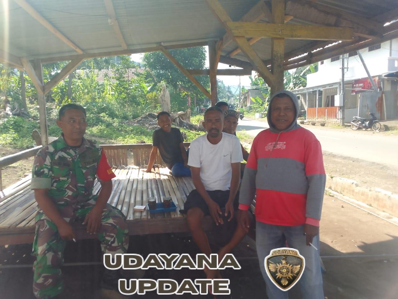 Komsos dan Pamwil Babinsa Kodim 1602/Ende Berjalan Lancar di Desa Randotonda