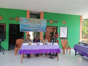 Babinsa Aktif Dampingi Masyarakat dalam Musyawarah Desa Rencana Kerja Pembangunan 2026