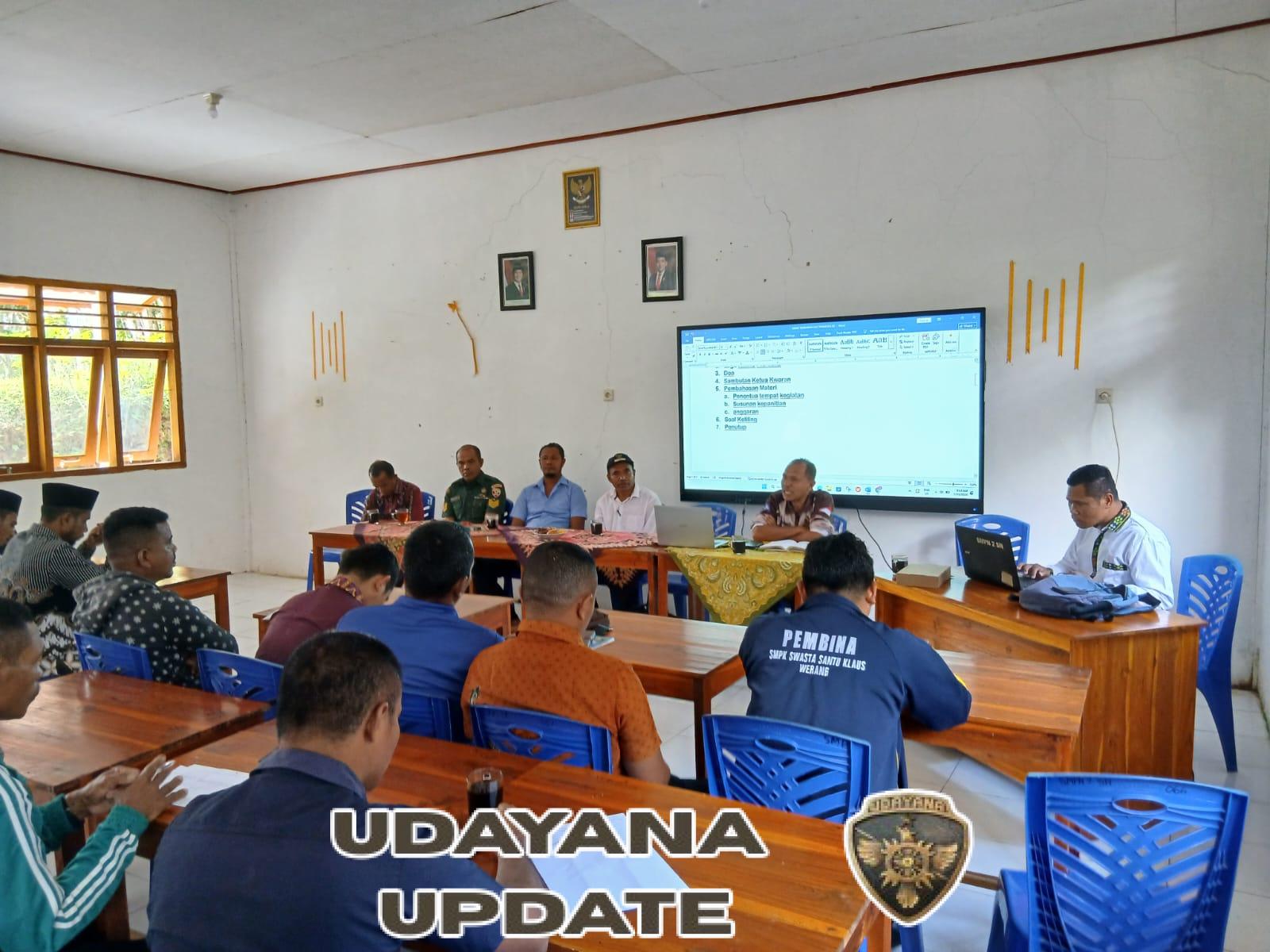 Sinergi TNI dan Kwaran Sano Nggoang, Matangkan Persiapan HUT Pramuka ke-64