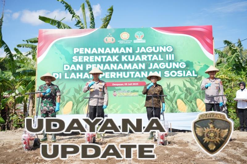 Dukung Program Pangan Nasional, Kasdam IX/Udayana Turun Langsung Tanam Jagung
