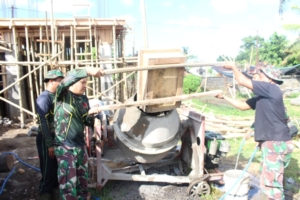 Perbekel Batuan Tinjau Langsung Pembangunan JUT, Dukung Penuh Sinergi TNI dan Rakyat