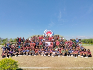 Satgas Yonif 741/GN Berikan Pembinaan Jasmani untuk Kadet Mahasiswa Unhan