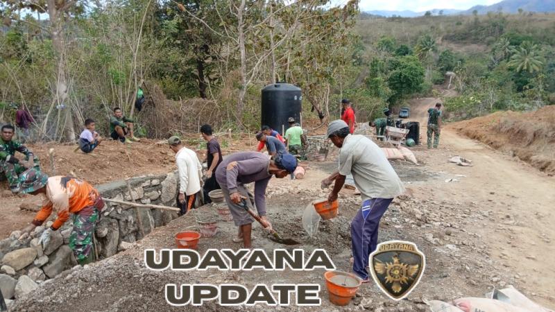 Komitmen Berikan Yang Terbaik, Satgas TMMD 125 Kodim Belu Kebut Sasaran Fisik TMMD