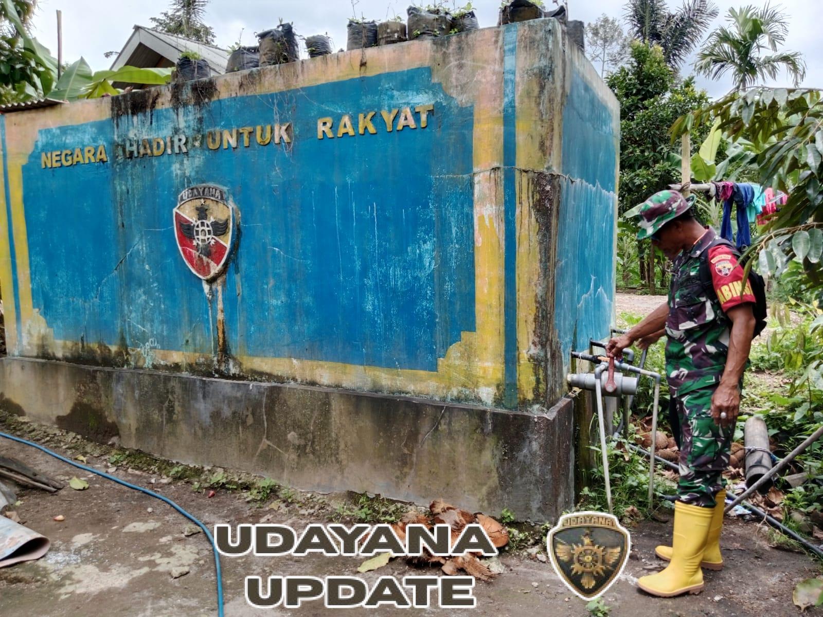 Babinsa Semparu Perawatan Intensif Pompa Hydram Agar Tetap Optimal Digunakan Masyarakat