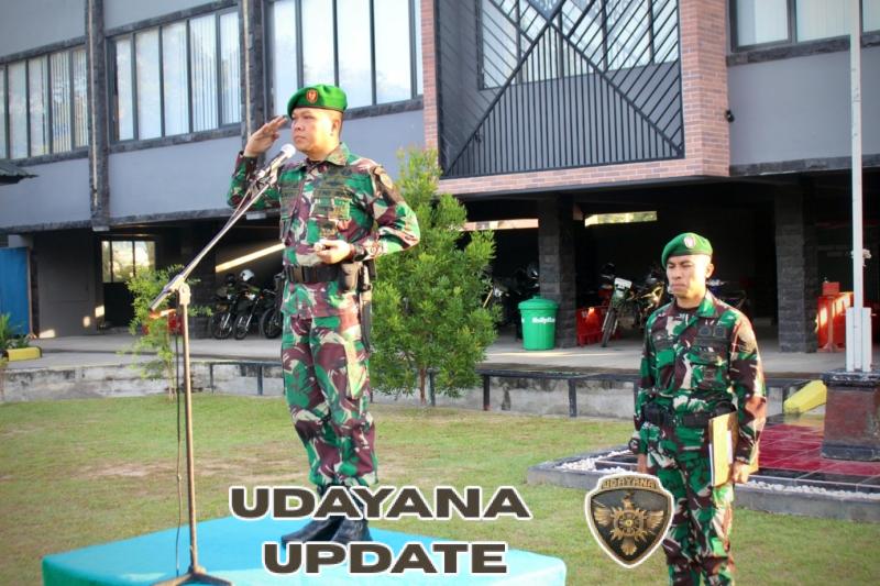 Kodim Buleleng Gelar Upacara Gabungan: KSAD Tekankan Jauhi Judol dan Pinjol