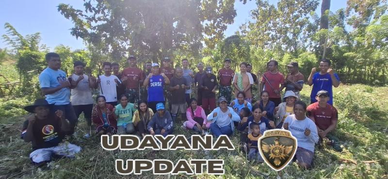 Karya Bakti Pembersihan Lapangan Kapela, Bentuk Kepedulian Satgas Pos Haslot Bersama Masyarakat