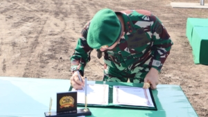 Kunjungan Kerja Pangdam IX/Udayana ke MA Yon TP/834 WM Berjalan Lancar