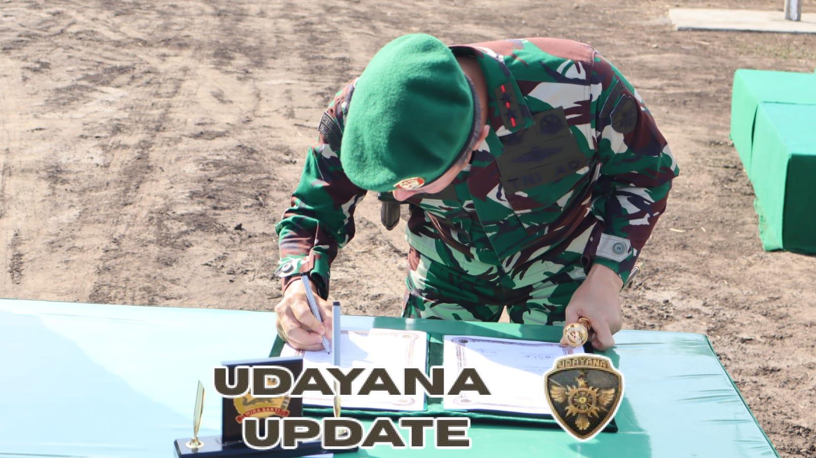 Kunjungan Kerja Pangdam IX/Udayana ke MA Yon TP/834 WM Berjalan Lancar