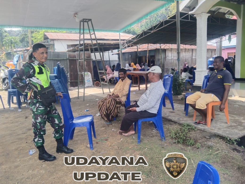 Wujud Kepedulian Teritorial, Babinsa Kodim 1602/Ende Sambangi Warga Bokasape