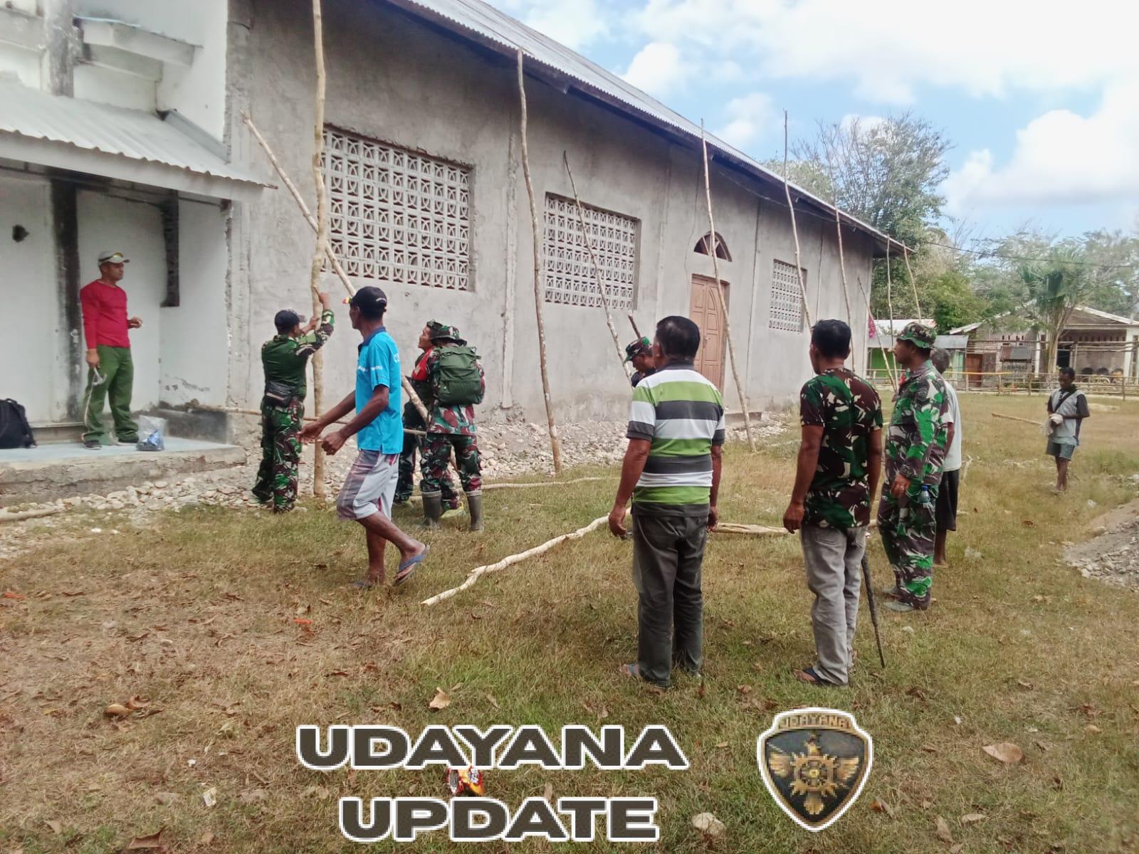 TMMD Wujud Semangat Kebersamaan dan Kemanunggalan TNI Dengan Rakyat