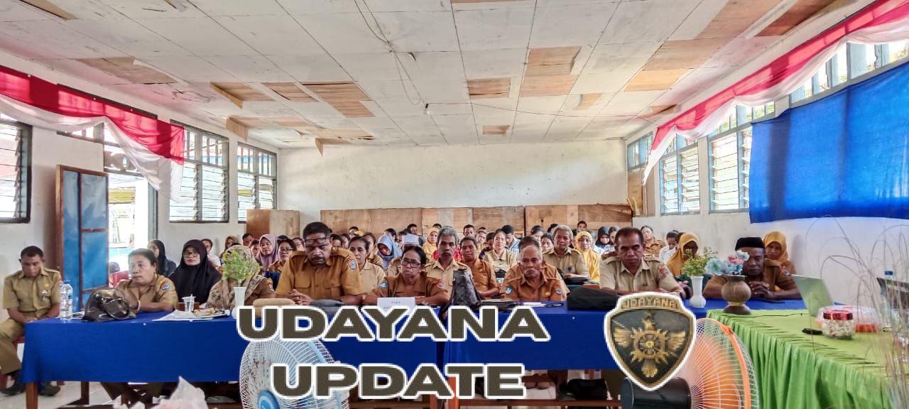 Babinsa Koramil Pantar Turut Sukseskan Workshop Pendidikan SD di SDK Lamalu