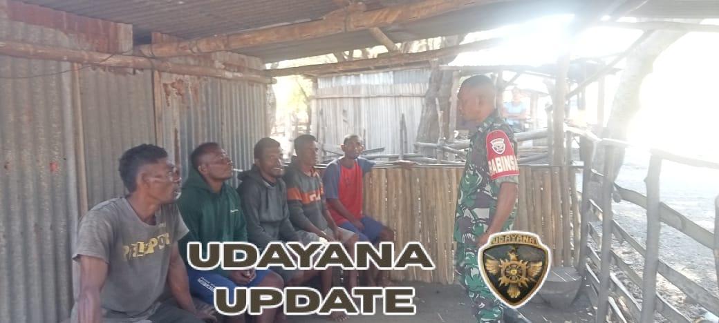 Komsos Babinsa Koramil 1618-03/Insut Bersama Nelayan, Fokus pada Keselamatan Laut