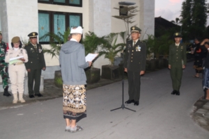 Kasdim Klungkung Pimpin Penghormatan Terakhir untuk Peltu (Pur) I Wayan Suta